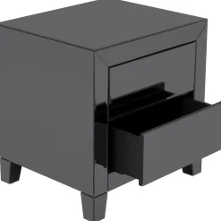 KARE Design Tables De Chevet|Petite Commode Luxury Push 2 Tiroirs Gris