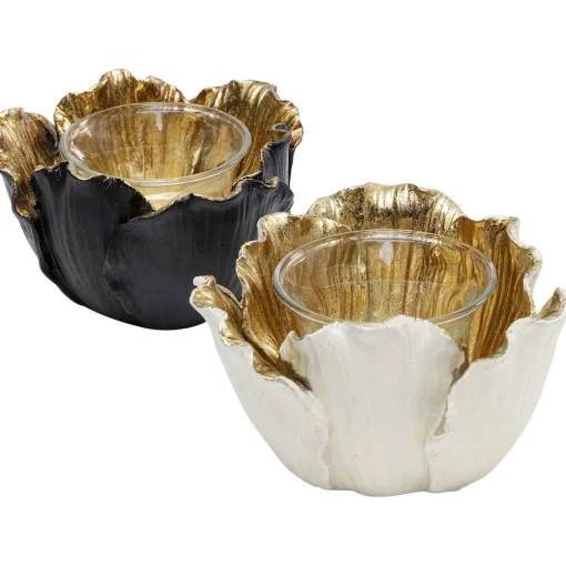 KARE Design Photophores|Photophore Flower Bloom Creme-Dore O10