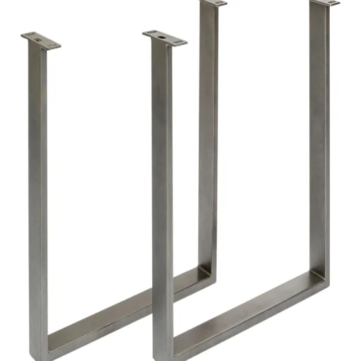 KARE Design Piètements De Tables|Pietement De Table Haute Tavola Acier Brut (2/Set)