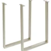 KARE Design Piètements De Tables|Pietement De Table Haute Tavola Argente (2/Set)