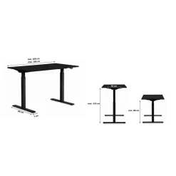 KARE Design Piètements De Tables|Pietement De Table Tavola Office Smart Noir