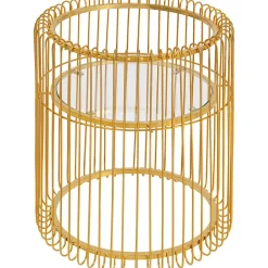 KARE Design Caches Pots|Porte-Plantes Wire Dore 44Cm
