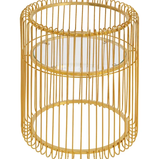 KARE Design Caches Pots|Porte-Plantes Wire Dore 44Cm