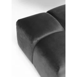 KARE Design Tabourets|Pouf Belami Velours Gris