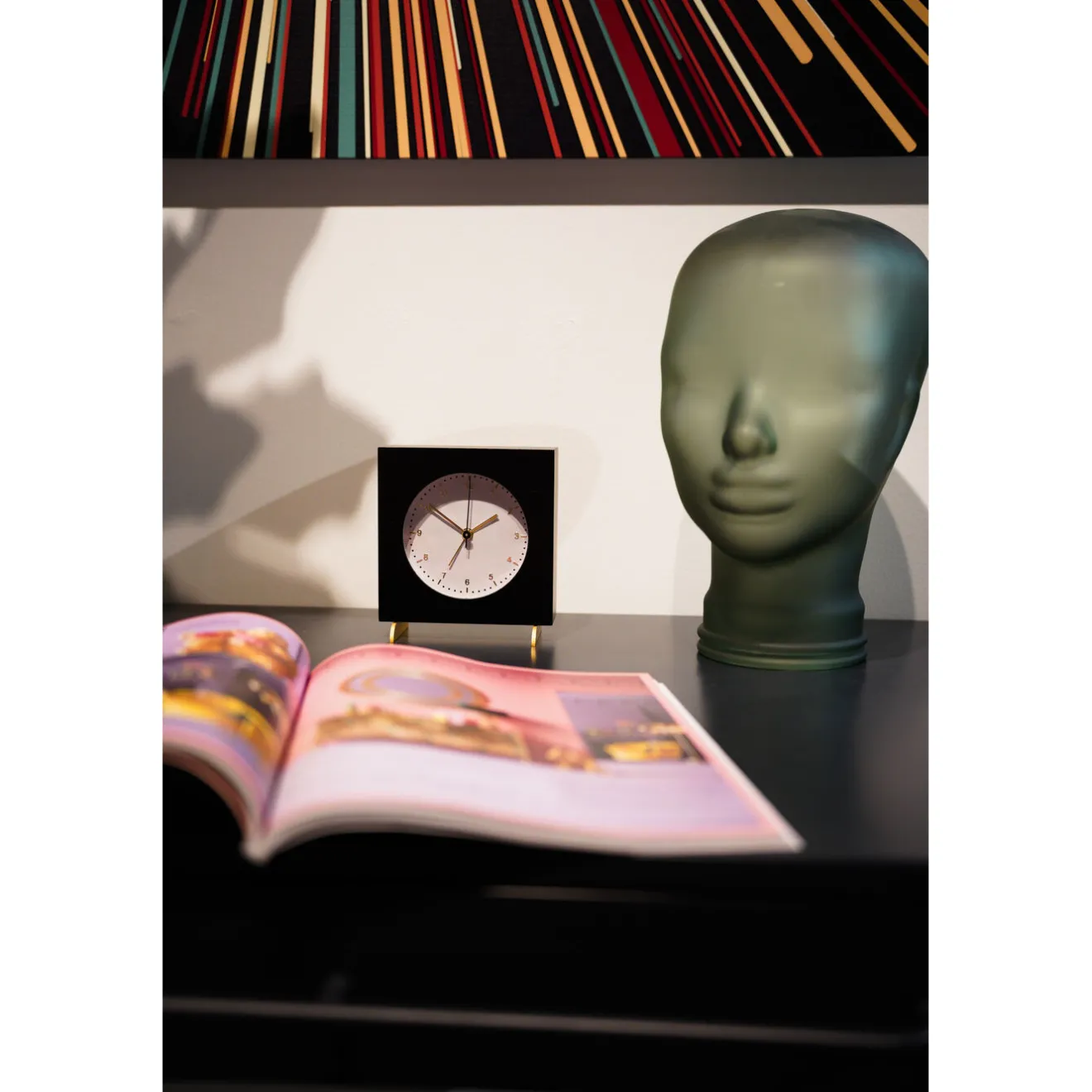 KARE Design Reveils|Reveil Kian Noir 12X13Cm