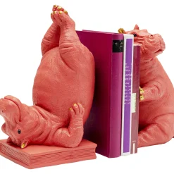 KARE Design Serre Livres|Serre-Livres Hippo Fuchsia (2/Set)