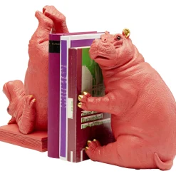 KARE Design Serre Livres|Serre-Livres Hippo Fuchsia (2/Set)