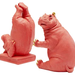 KARE Design Serre Livres|Serre-Livres Hippo Fuchsia (2/Set)