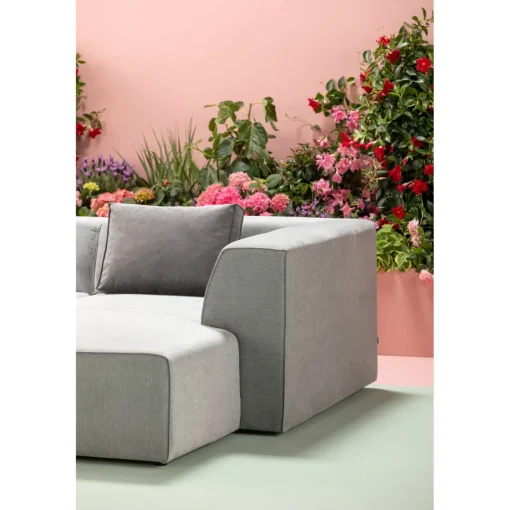 KARE Design Canapés D'Angle|Sofa Infinity Meridienne Droite Gris