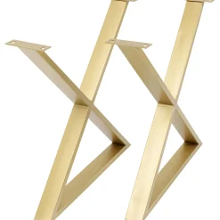 KARE Design Piètements De Tables|Structure Tavola Cross Laiton (2/Set)