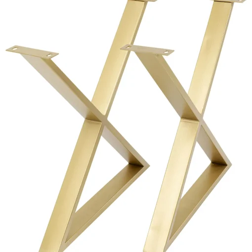 KARE Design Piètements De Tables|Structure Tavola Cross Laiton (2/Set)