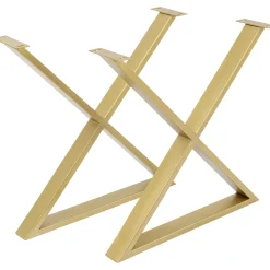KARE Design Piètements De Tables|Structure Tavola Cross Laiton (2/Set)