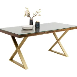 KARE Design Piètements De Tables|Structure Tavola Cross Laiton (2/Set)