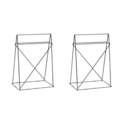 KARE Design Piètements De Tables|Structure-Table Polar (Paire) Noir 31X49Cm