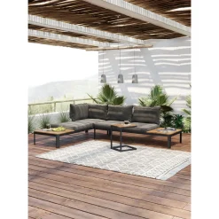 KARE Design Suspensions|Suspension Dining Concrete Noir Tre