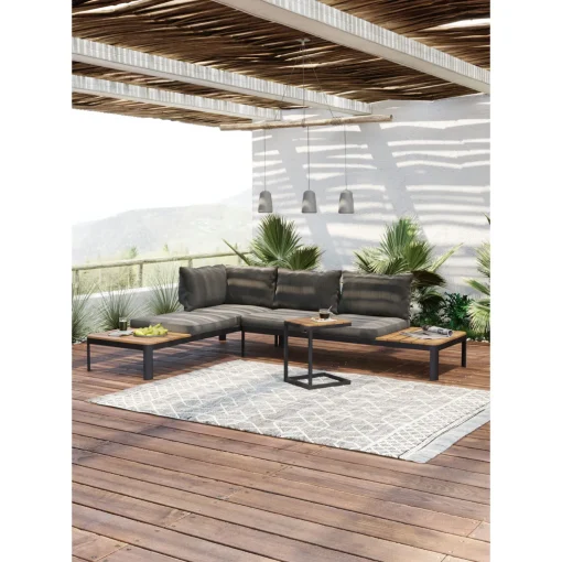 KARE Design Suspensions|Suspension Dining Concrete Noir Tre