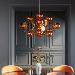 KARE Design Suspensions|Suspension Globo Ambre 79Cm