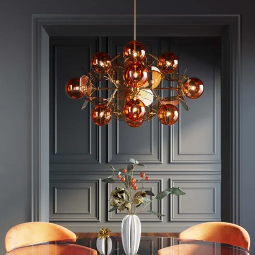 KARE Design Suspensions|Suspension Globo Ambre 79Cm