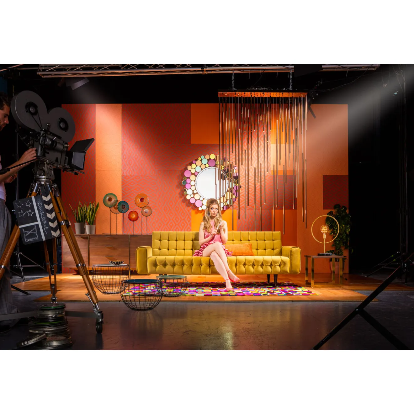 KARE Design Suspensions|Suspension Living Vegas Deluxe Laiton Led