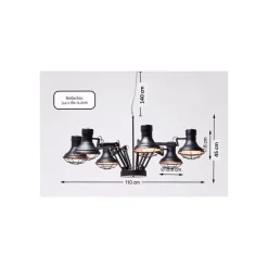 KARE Design Suspensions|Suspension Spider Multi 6