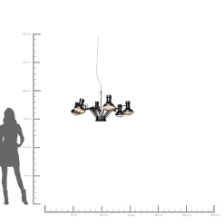 KARE Design Suspensions|Suspension Spider Multi 6