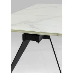 KARE Design Tables Extensibles|Table A Rallonges Amsterdam Look Marbre 160(40+40)
