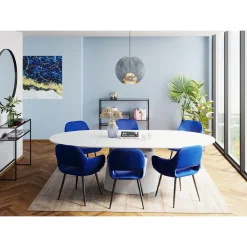 KARE Design Tables Extensibles|Table A Rallonges Benvenuto Blanche 200(50)X110Cm