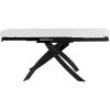 KARE Design Tables Extensibles|Table A Rallonges Twist Onyx 120(30+30)X90Cm