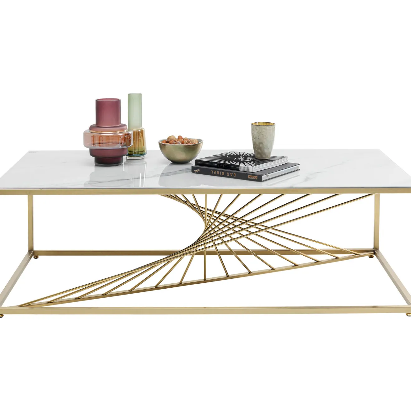 KARE Design Tables Basses|Table Basse Art Marble Verre 140X70Cm