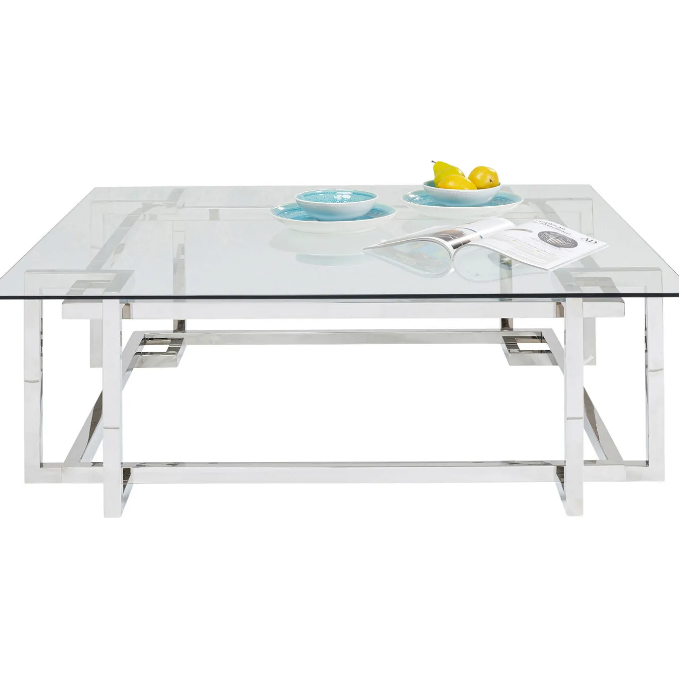 KARE Design Tables Basses|Table Basse Clara Argente 120X120Cm
