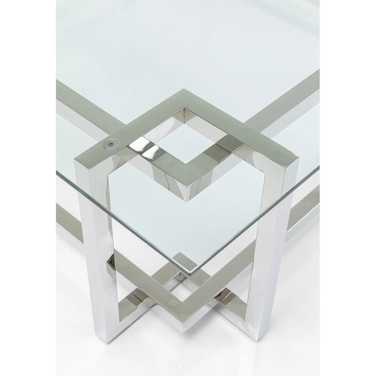 KARE Design Tables Basses|Table Basse Clara Argente 120X120Cm