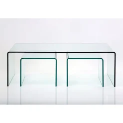 KARE Design Tables Basses|Table Basse Clear Club (Set De 3)