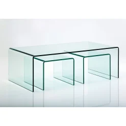 KARE Design Tables Basses|Table Basse Clear Club (Set De 3)