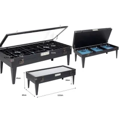 KARE Design Tables Basses|Table Basse Collector Noir 122X55Cm