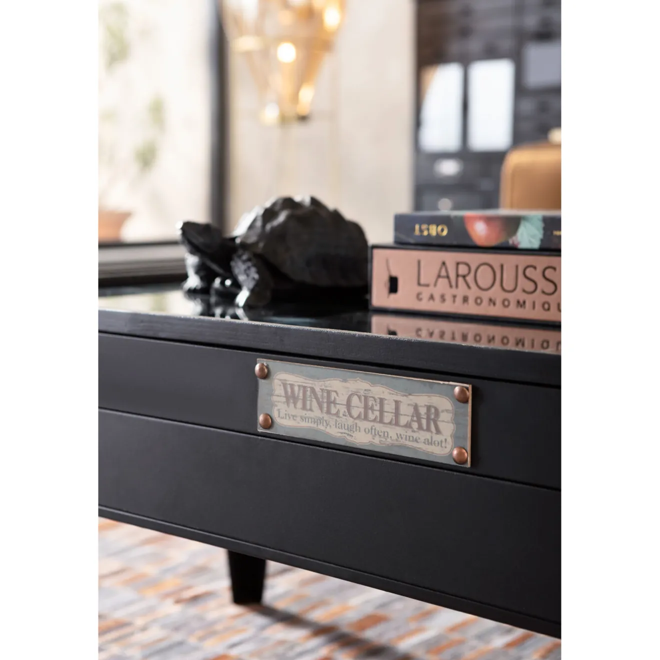 KARE Design Tables Basses|Table Basse Collector Noir 122X55Cm