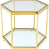 KARE Design Tables Basses|Table Basse Comb Dore 45