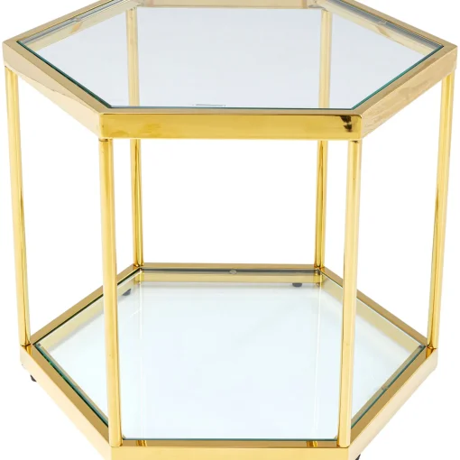 KARE Design Tables Basses|Table Basse Comb Dore 45