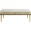KARE Design Tables Basses|Table Basse Gold Flowers 120X60