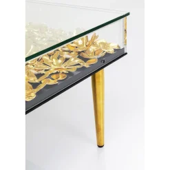 KARE Design Tables Basses|Table Basse Gold Flowers 120X60