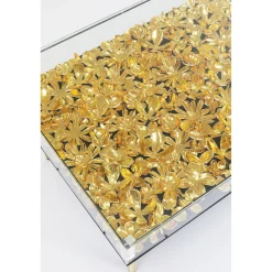 KARE Design Tables Basses|Table Basse Gold Flowers 120X60