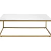 KARE Design Tables Basses|Table Basse Key West Dore 120X60Cm
