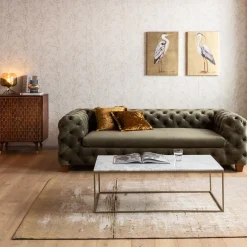 KARE Design Tables Basses|Table Basse Key West Dore 120X60Cm