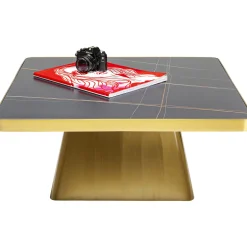 KARE Design Tables Basses|Table Basse Miler Dore 80X80Cm
