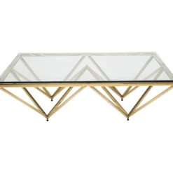 KARE Design Tables Basses|Table Basse Network Doree 105X105Cm