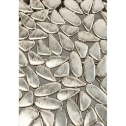 KARE Design Tables Basses|Table Basse Pebbles Deluxe Argente (Jeu De 2)