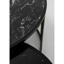 KARE Design Tables Basses|Table Basse Roma Noir (2/Set)