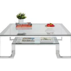KARE Design Tables Basses|Table Basse Silver Rush 120X120Cm