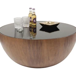 KARE Design Tables Basses|Table Basse Tear Drops Noyer O80Cm