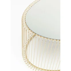 KARE Design Tables Basses|Table Basse Wire Uno Laiton 60X90Cm