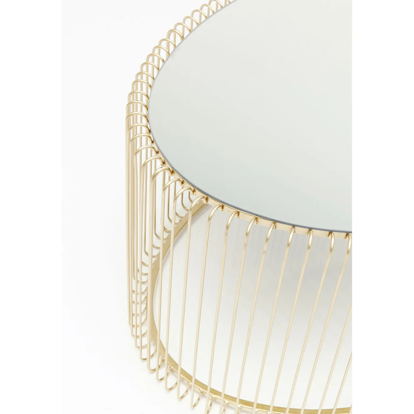 KARE Design Tables Basses|Table Basse Wire Uno Laiton 60X90Cm